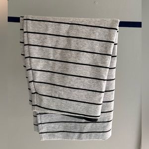 NWT Banana Republic Gray and Black Striped Pencil Skirt